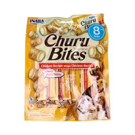 CHURU VET Dog Bites Recette Poulet, 8 sticks de 12g