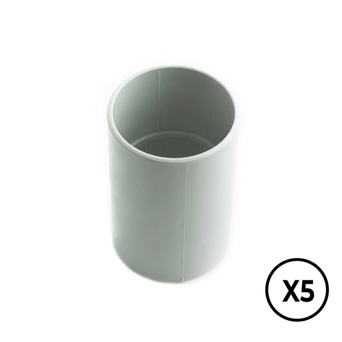 Tupersa Manchon de jonction gris ø 16 mm, 5 unités Tupersa Manchon de jonction gris ø 16 mm, 5 unités