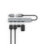 Hama USB hub Prime Line Gris