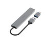 Hama USB hub Prime Line Gris