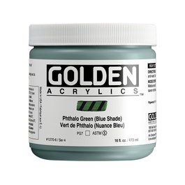 Golden Heavy Body Couleurs Acryliques Thalo Vert (Bleu) 473 ml