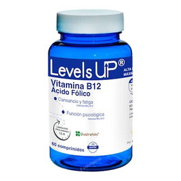 BIOSERUM LEVELS UP Vitamine B12 et Acide Folique 60 Comprimés