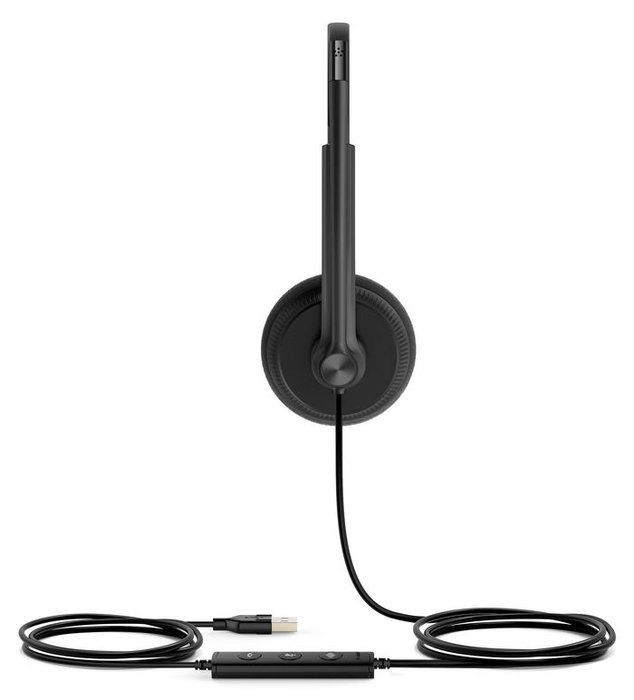 Yealink UH34 Lite Dual UC Casque avec microphone antibruit - Ultra léger, USB, confort toute la journée, certifié pour appels et musique