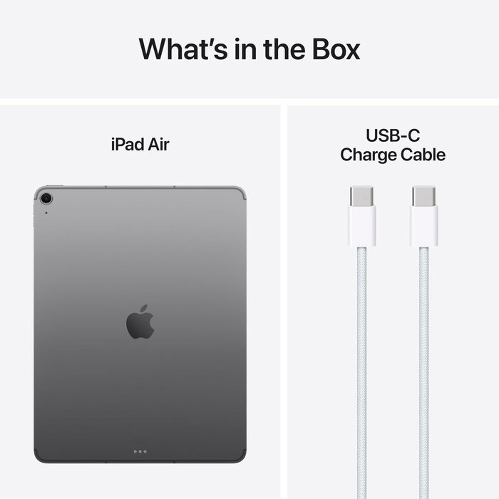 Apple iPad Air M3 (2025) 13" Wi-Fi + Cellulaire 1 TB Gris Espacial