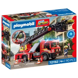 PLAYMOBIL 72192 Camion de pompiers à grande échelle avec échelle de 63 cm