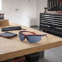 OPTOR Pegaso Aventur Lunettes de Protection Rouge-Noir Lentilles Solaires