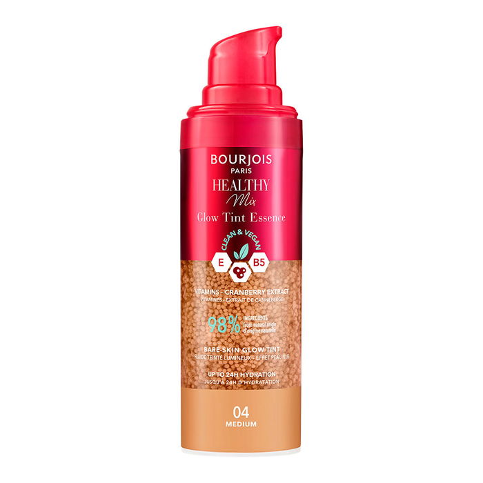 Bourjois Healthy Mix Glow Tint Essence - Fond de teint essence teinté éclat #004-Moyen - 30 ml