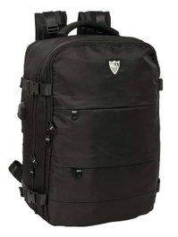 Safta Mochila Sevilla FC Sac à dos de voyage cabine portable 15,6 pouces 29x44x19 cm