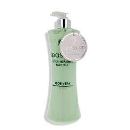 Walkiria Lotion Corps Hydratante au Gel d'Aloe Vera pour le Bain et le Spa, 800 ml