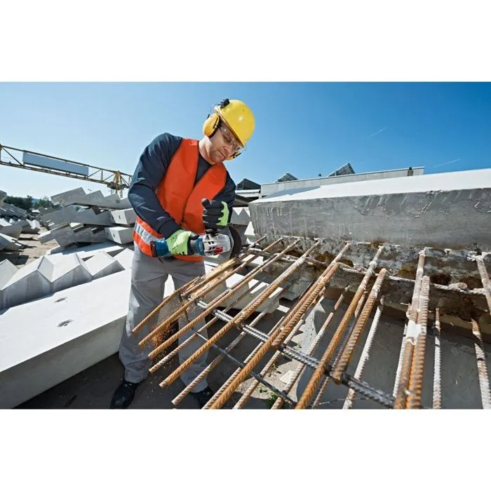 Bosch Professional Meuleuse angulaire sans fil 125mm GWS 18V-10 (18V, tronçonnage métal/pierre/béton, 9000 tr/min, sécurité Drop Control et KickBack Control)