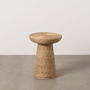 Table d'appoint RATÁN Beige 41 x 41 x 51 cm