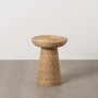 Table d'appoint RATÁN Beige 41 x 41 x 51 cm