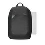 Targus Sac à dos Intellect Noir/Gris pour Ordinateur Portable 15,6 Pouces - Compartiment Matelassé, Poche à Accès Rapide