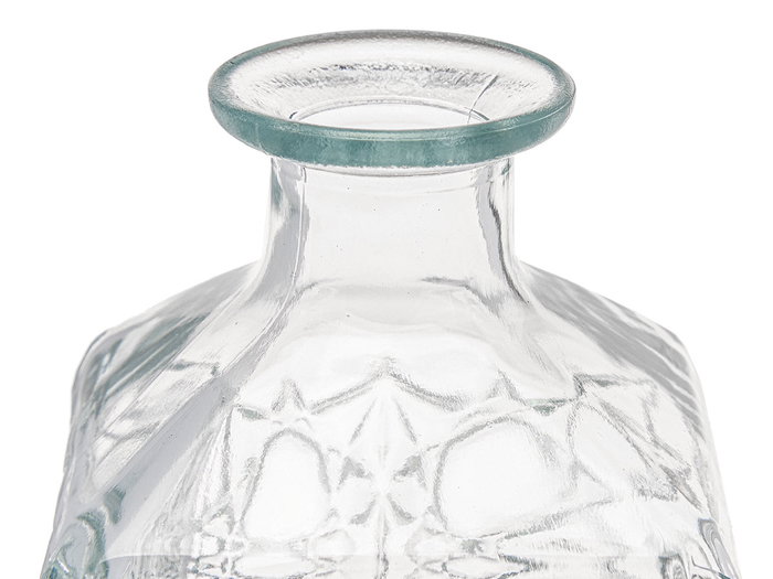 Vivalto Licorera Tallada Estrella en Verre Transparent 750 ml 9 x 24.5 x 9 cm (Set de 12)