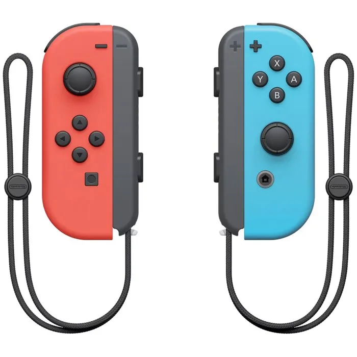 Nintendo Paire de manettes Joy-Con Rouge Néon & Bleu Néon pour Nintendo Switch