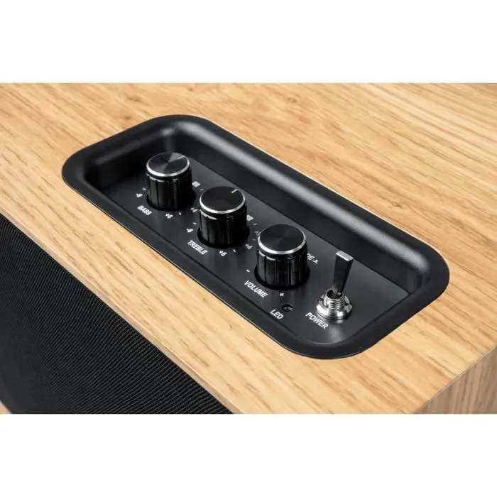 Thomson WS702 Enceinte Bluetooth 150W Bois RCA USB AUX-IN TV Audio Expérience Audio Optimale Thomson WS702 Enceinte Bluetooth 150W Bois RCA USB AUX-IN TV Audio Expérience Audio Optimale