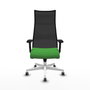 Piqueras y Crespo Chaise de Bureau Albacete Vert et Noir