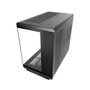 Mars Gaming MCREV Boîtier Semi-Tour ATX Inversé avec Vitre Trempée 3 Ventilateurs ARGB 120mm Noir