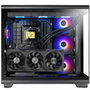 Mars Gaming MCREV Boîtier Gaming Semi-tour Noir avec Verre Trempé
