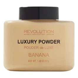 Makeup Revolution Luxury Poudre fixante libre, Banane, 32 g