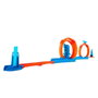 Mattel Hot Wheels Pista Triple Loop JDW39 - Pack de triple looping Track Creator avec lanceur et voiture métallique 1:64