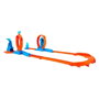 Mattel Hot Wheels Pista Triple Loop JDW39 - Pack de triple looping Track Creator avec lanceur et voiture métallique 1:64