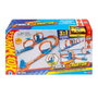 Mattel Hot Wheels Pista Triple Loop JDW39 - Pack de triple looping Track Creator avec lanceur et voiture métallique 1:64