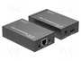 DIGITUS Extenseur HDMI 120m Noir