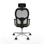 Piqueras y Crespo Chaise de Bureau 1D086N2 Crème