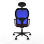 Piqueras y Crespo Chaise de Bureau avec Appui-tête 1D036N1 Rose