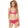 Ensemble de Lingerie Seven Til Midnight Corail (Taille unique)