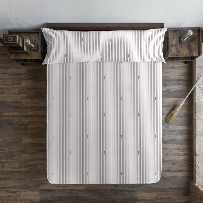 Drap housse Harry Potter Blanc Bordeaux Gran lit 2 persones Drap housse Harry Potter Blanc Bordeaux Gran lit 2 persones