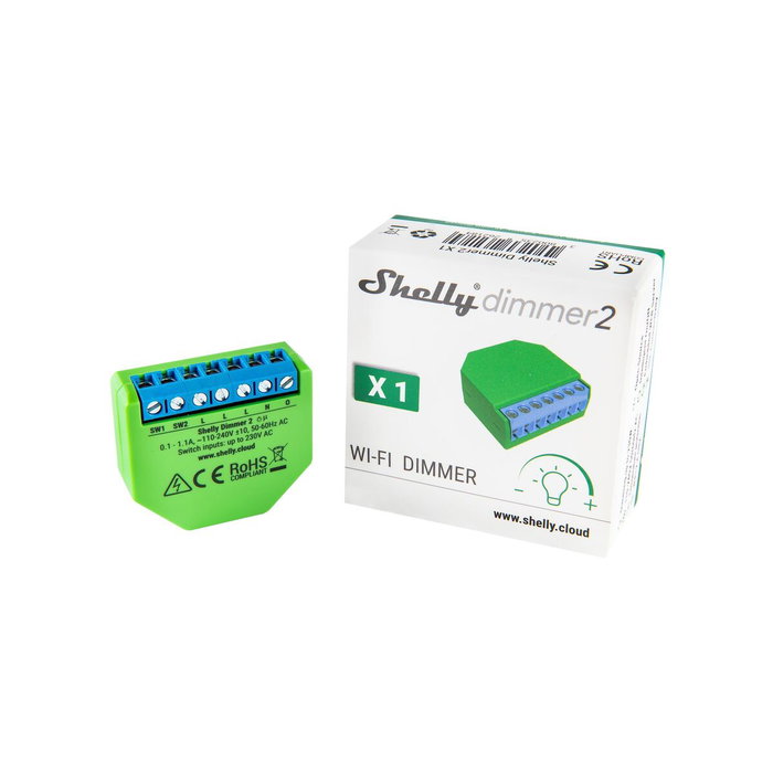 Module interrupteur Wi-Fi Shelly Dimmer 2 240 V 2 A