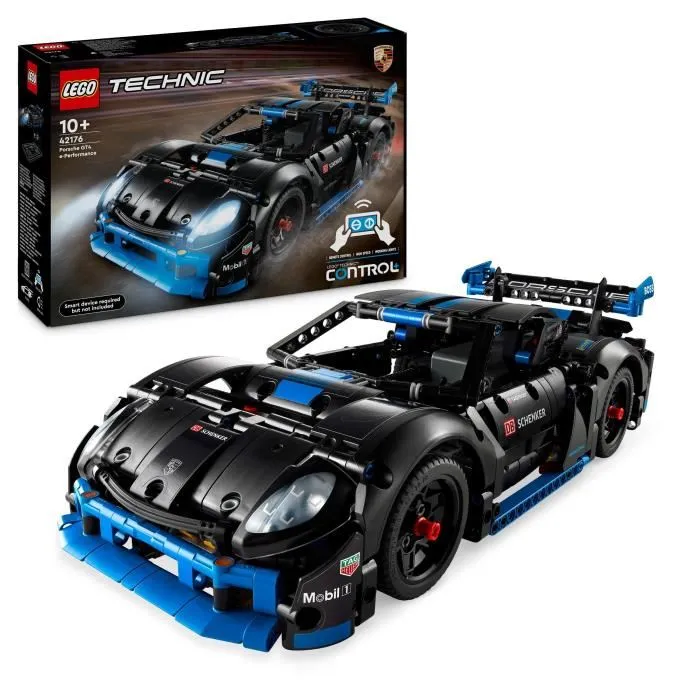 LEGO Technic 42176 Voiture de course télécommandée Porsche GT4 e-Performance avec application CONTROL+ LEGO Technic 42176 Voiture de course télécommandée Porsche GT4 e-Performance avec application CONTROL+