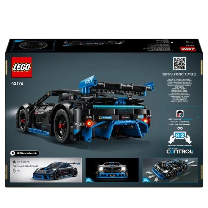 LEGO Technic 42176 Voiture de course télécommandée Porsche GT4 e-Performance avec application CONTROL+ LEGO Technic 42176 Voiture de course télécommandée Porsche GT4 e-Performance avec application CONTROL+