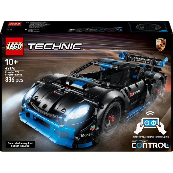 LEGO Technic 42176 Voiture de course Porsche GT4 e-Performance télécommandée