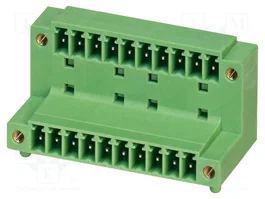 PHOENIX CONTACT MCD1.5/10-GF-3.81 - Bloc de jonction détachable 10 broches 3,81 mm