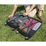 Numada 1200497 Set de 3 valises noir ABS UPFLY 53 cm / 63 cm / 31 cm cabine moyenne nécessaire 4 roues doubles 360° cadenas