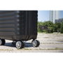 Numada 1200497 Set de 3 valises noir ABS UPFLY 53 cm / 63 cm / 31 cm cabine moyenne nécessaire 4 roues doubles 360° cadenas