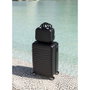 Numada 1200497 Set de 3 valises noir ABS UPFLY 53 cm / 63 cm / 31 cm cabine moyenne nécessaire 4 roues doubles 360° cadenas