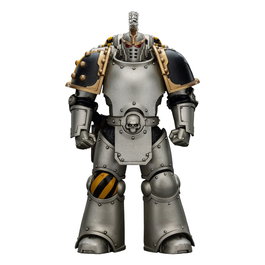Joy Toy (CN) Warhammer The Horus Heresy Iron Warriors Command Squad Chosen avec Legion Standard 12 cm