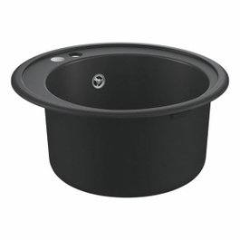 Grohe K200 Évier composite 1 bac rond noir