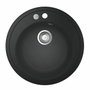 Grohe K200 Évier composite 1 bac rond noir
