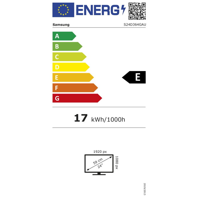 Samsung Monitor Essential LS24D364GAU Noir 61 cm (24 pouces)