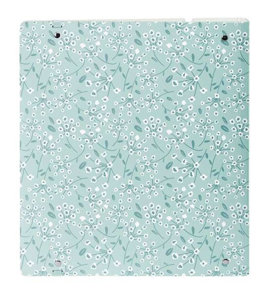 Safta Carpeblock PP Foam 4 ani 35 mm - Tapis de jeu en mousse 27 x 32 x 4 cm, motif Light Blue Flowers, avec rechange, pour enfants 3 ans et plus