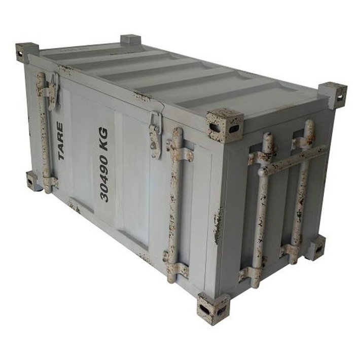 Coffre Home ESPRIT Container Bleu ciel Métal Vintage 89 x 41,5 x 45,5 cm Coffre Home ESPRIT Container Bleu ciel Métal Vintage 89 x 41,5 x 45,5 cm