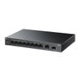 TP-Link LS1210GP Switch Gigabit 10 Ports avec 8 Ports PoE+ 61W, Bureau/Mural Silencieux