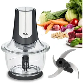 Ade Hachoir Multi électrique KITCHEN GADGETS Noir / Inox