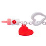Famosa Peluche Ours Coccolotti Love Tell avec Fonction d'Enregistrement et de Lecture de Messages