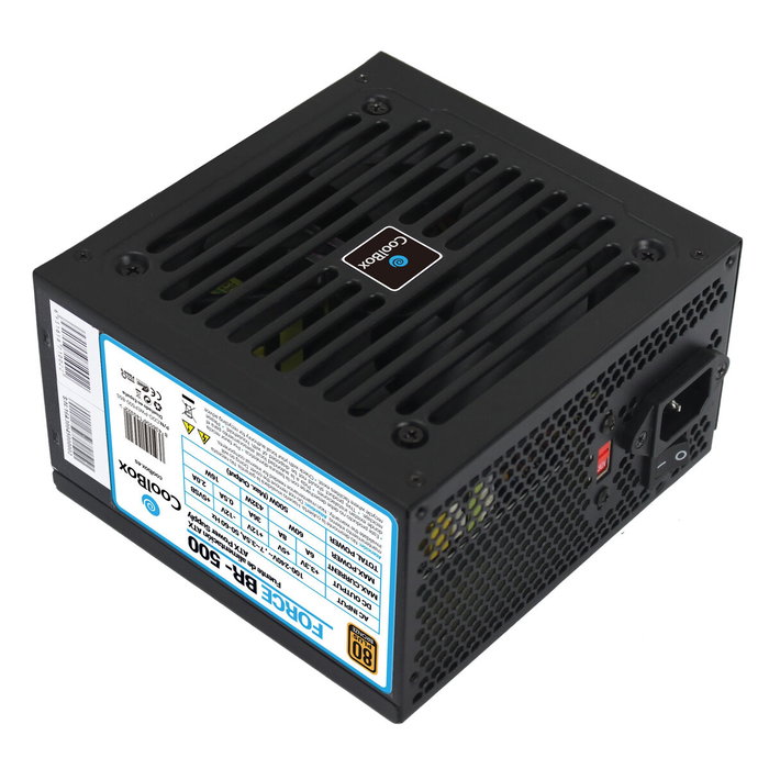 Bloc d’Alimentation CoolBox Force BR-500 ATX 80 Plus Bronze 500 W